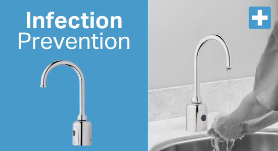 Infection Prevention HyTronic for Patient Care Touchless Faucet