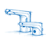 E80 Touchless Faucet and Soap Dispenser_sketch