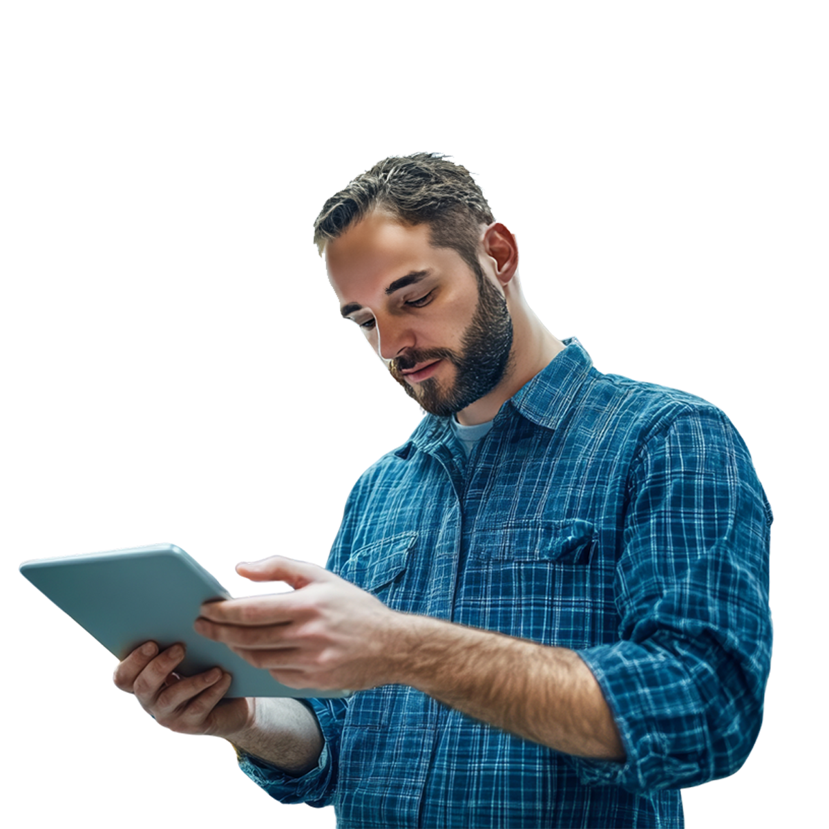 Facility Manager reviewing CF Connect reports