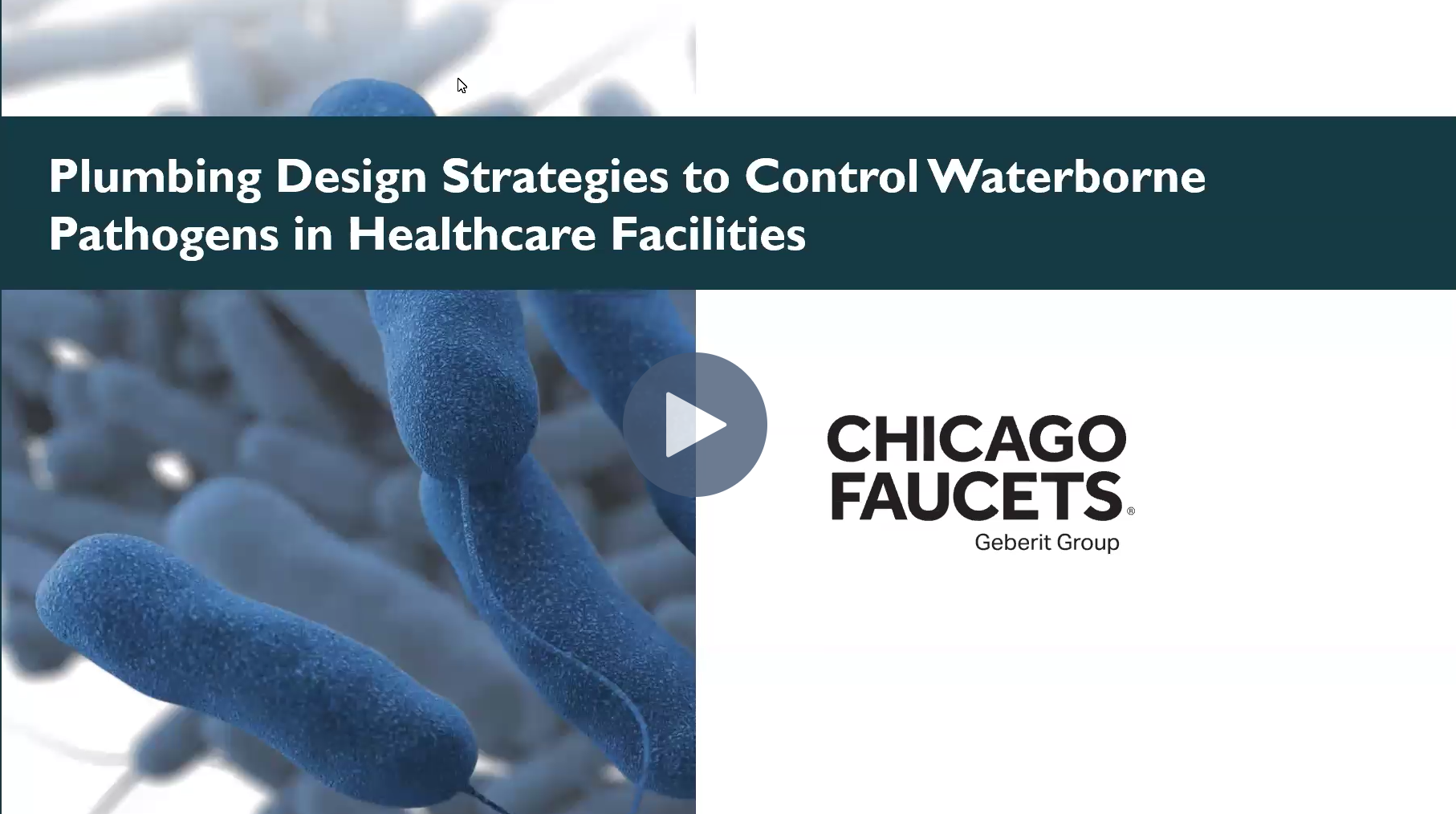 Plumbing Design Strategies Webinar