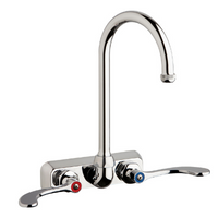 W4W wall-mount manual faucet for commercial kitchens