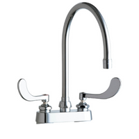895 Series Deck-mounted manual faucet with 4" centers